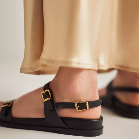 [NWT] Anthropologie - Bibi Lou Skinny Buckle Slingback Sandals (Size US 8-8.5) - Picture 3 of 6